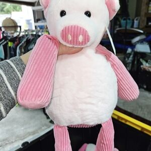 Scentsy Pink Plush Pig Stuffed Animal With Scent Pack